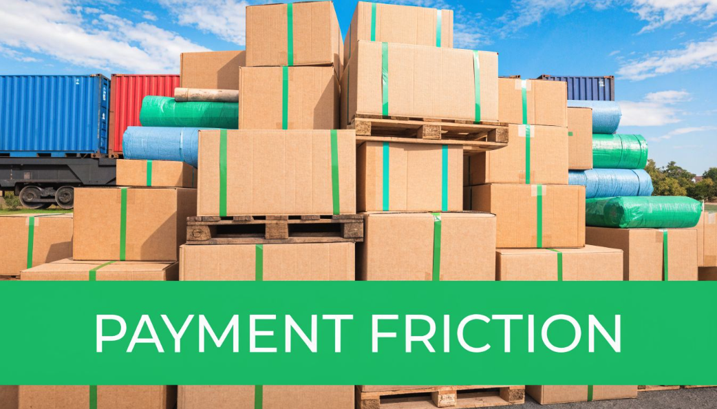 Shipping boxes representing logistical challenges in cannabis B2B payment processing